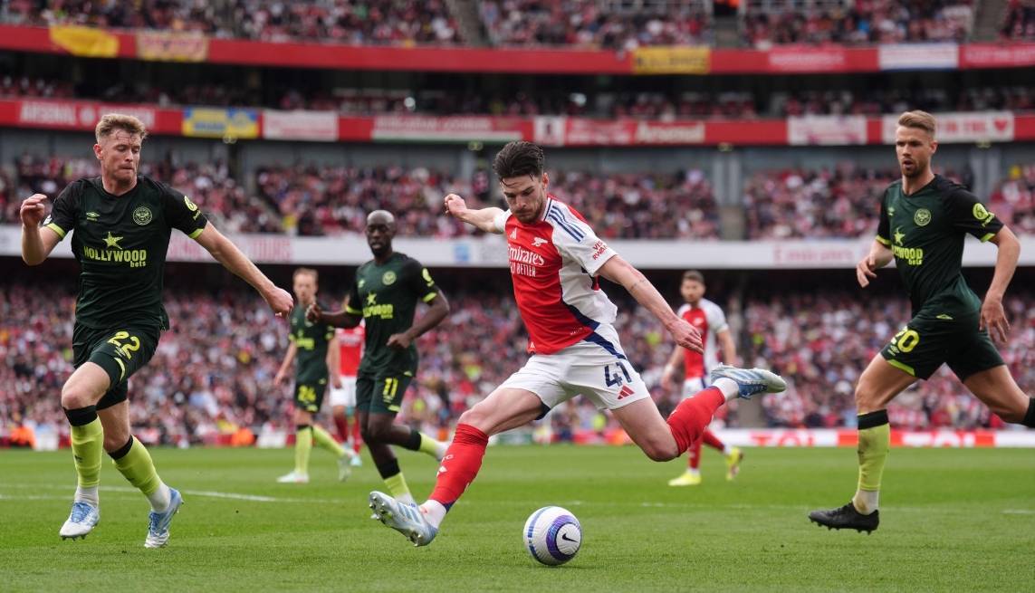 赖斯长途奔袭献助攻，阿森纳1-1小蜜蜂，战略放弃，只为死磕皇马